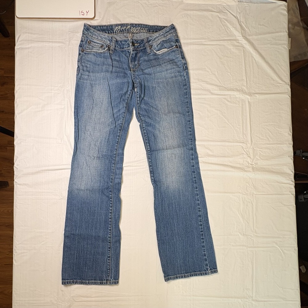 Womens Bullhead denim jeans,‎ blue, laguna bootcut, size 5 regular